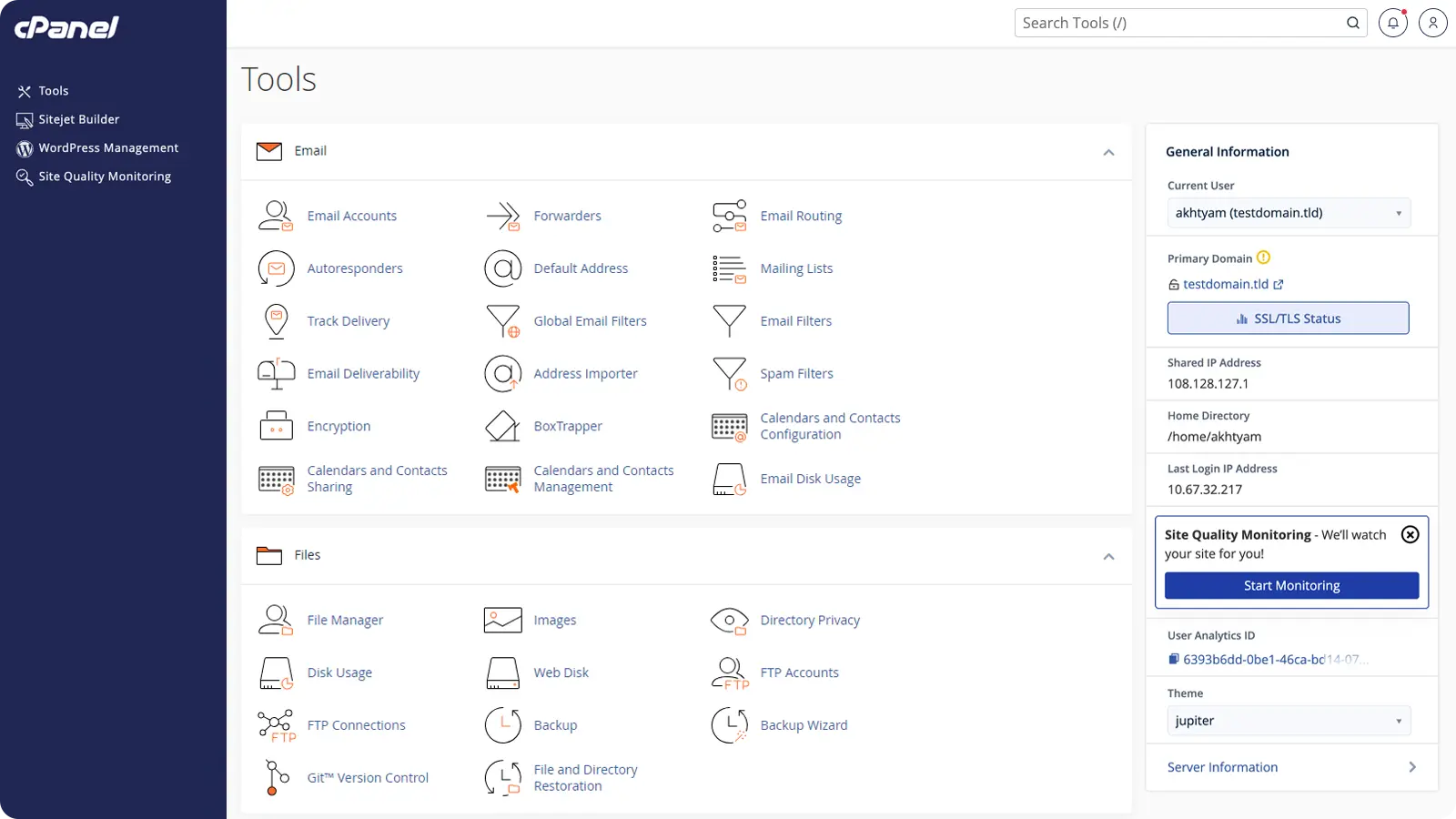 cPanel license